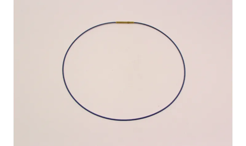 Collar acero espiral 1,4mm*42cms Mo / Bases de Collares de Latón / Zamak