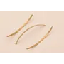 Lámina arqueada plana pulsera 50*3m / Bases de Pulseras de Latón / Zamak