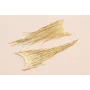 Colgante Fleco para Collar 50*145mm / Bases de Collares de Latón / Zamak