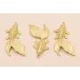 Colgante Pez 45*25mm Oro Mate / Cuentas Metálicas de Latón / Zamak