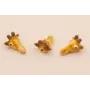 Entrepieza Cabeza Jirafa 15*12*6mm  Esmaltada / Cuentas Metálicas de Latón / Zamak