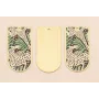 Pieza 50*25 Oro mate Cebras y Hojas / Cuentas Metálicas de Latón / Zamak