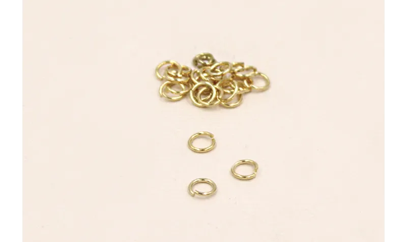 ARANDELA RED. 4mm diámetro * 0,8. DORADA / Arandelas de Latón / Zamak