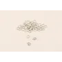 ARANDELA PEQ OVAL PLATA 40*28*07 / Arandelas de Latón / Zamak