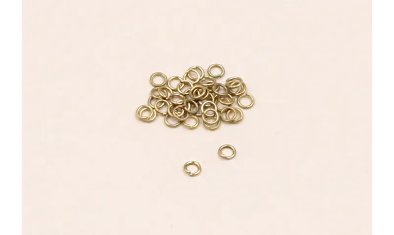 Arandela 0,4*2,5 Oro Mate / Arandelas de Latón / Zamak