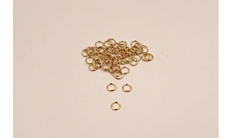 Arandela Acero Inoxidable 0,5 y 3,5mm diam Dorada / Arandelas de Acero Inoxidable