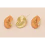 Broche Flor Rosa 27/20mm Oro Mate / Broches de Latón / Zamak