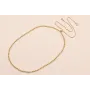 Collar Completo 72cm con regulador  / Bases de Collares de Acero Inoxidable