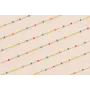 Cadena 1mm Oro con Esmaltes de 2mm Multicolor / Cadenas de Latón / Zamak