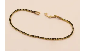 Pulsera Hecha 170mm strass 2mm Colo / Bases de Pulseras de Latón / Zamak
