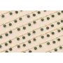 Cadena colgante Chapitas 7mm esmalte Verde / Cadenas de Latón / Zamak