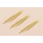 Colgante Fleco para pendiente 10*70mm Oro Mate / Base Pendientes 