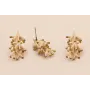 Perno Coral 23*12mm Crema Mate / Base Pendientes 