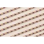 Driza 2mm Hilo Metálico  Rosa, Marrón y Blanco / Hilos y Cordones, Algodón / Símil