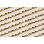 Driza 2mm Hilo Metálico Verde, Blanco y Salmón / Hilos y Cordones, Algodón / Símil