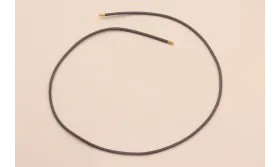 Cordón de 2mm Magnético Gris 51 cms / Hilos y Cordones, Algodón / Símil