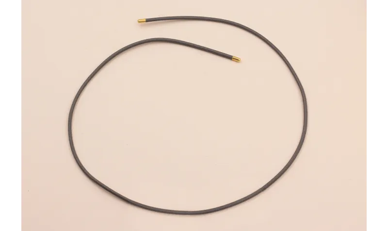 Cordón de 2mm Magnético Gris 51 cms / Hilos y Cordones, Algodón / Símil