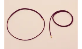 Cordón de 2mm Magnético Morado 51 cms / Hilos y Cordones, Algodón / Símil
