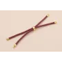 Cordón de 3mm Preparado color Morado / Hilos y Cordones, Algodón / Símil