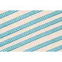 Lazo de Mini Vichy 5mm cuadros Azules / Lazos