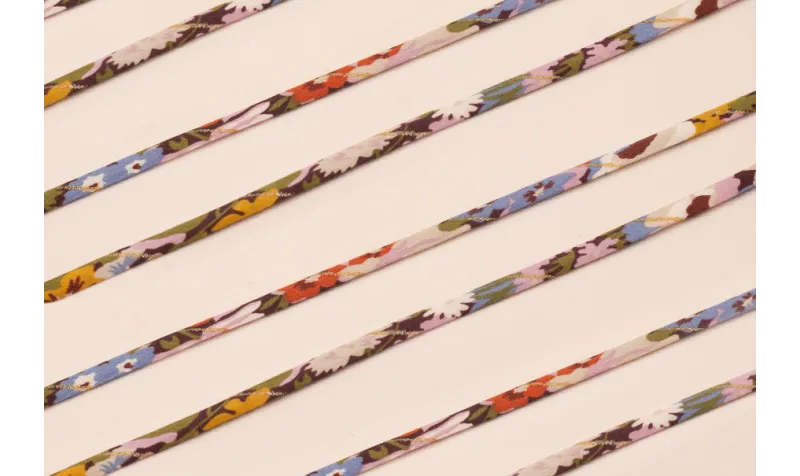 Lazo Liberty 4mm Flores multicolor