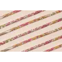 Lazo Liberty 4mm Flores tonos Frambuesa / Lazos