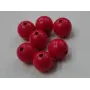 Bola Madera 12mm color Rosa /Cuentas de  Madera 