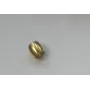 Tonel dorado agüjeo 5mm / Cuentas Metálicas de Latón / Zamak