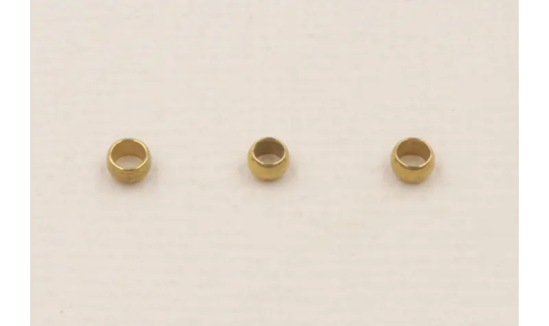 Entrepieza Bola 2mm interior Baño Oro 3 micras 18K