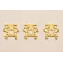 Pieza Barandilla Donosti  Oro 18K 3Micras / Cuentas Metálicas de Baño Oro 3 Micras 18K