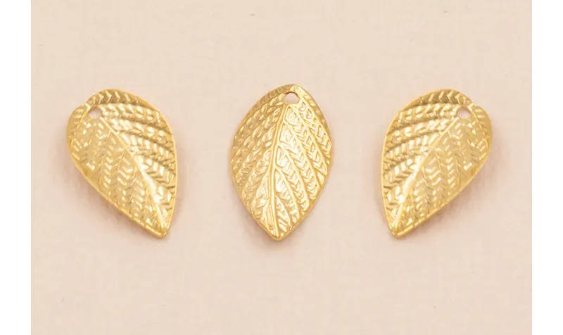 Pétalo 14*8mm Baño Oro 18K 3Micras