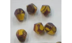 Pieza Irregular facetada vetas 10*8mm /Cuentas de  Cristal