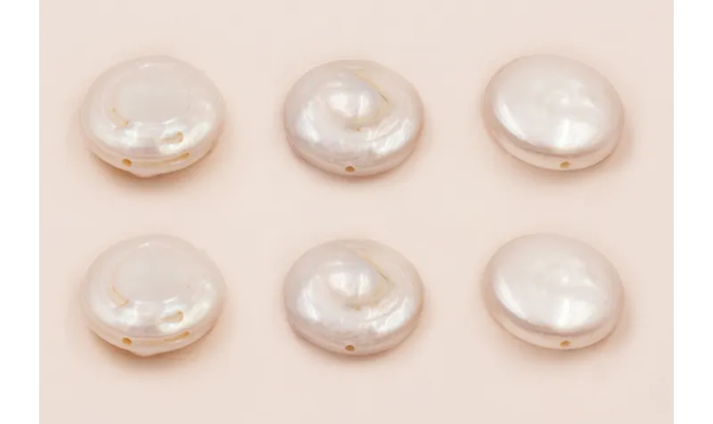 Disco perla de 10mm /Cuentas de  Perlas