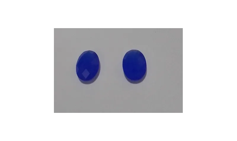Cristal para cabujón 10,5*8,1mm Azul opal /Cuentas de  Cristal