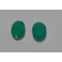 Cristal para cabujón 10,5*8,1mm Verde opal /Cuentas de  Cristal