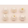 Perla de  11-12mm con agujero de 3mm /Cuentas de  Perlas