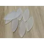 Ovalo Cristal africano 12*30 mm Transparente Opal /Cuentas de  Cristal