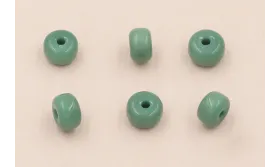 Donut Cristal 6*4mm  Color verde /Cuentas de  Cristal
