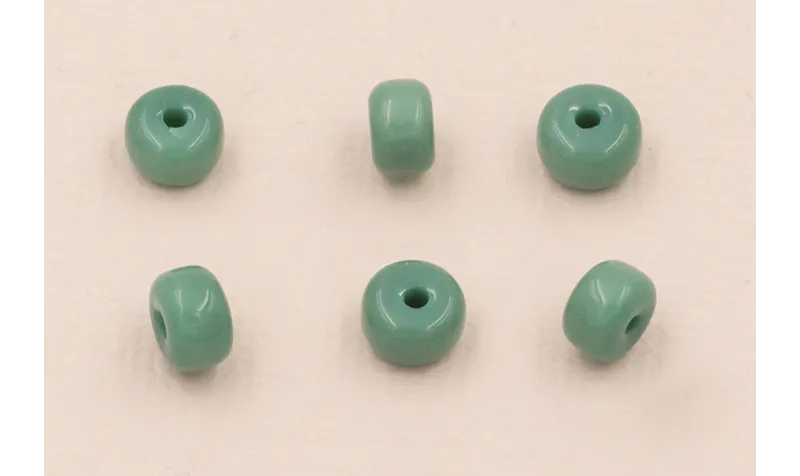 Donut Cristal 6*4mm  Color verde /Cuentas de  Cristal