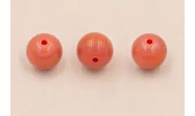 Bola Cristal 10mm Color Coral /Cuentas de  Cristal