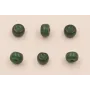 Donut Cristal 6*4mm  verde oscuro /Cuentas de  Cristal
