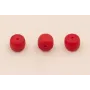Cilindro redondeado Cristal 10*8mm Rojo Vivo /Cuentas de  Cristal