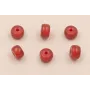 Donut Cristal 6*4mm  color Granate /Cuentas de  Cristal