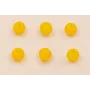 Bola Cristal 4mm color Amarillo /Cuentas de  Cristal