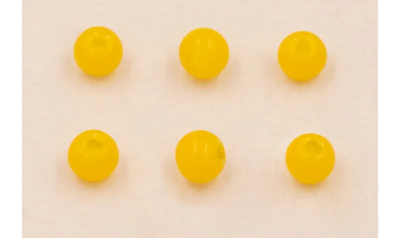 Bola Cristal 4mm color Amarillo /Cuentas de  Cristal