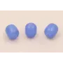 Barrilete Cristal 10*8mm Color Azul /Cuentas de  Cristal