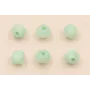 Bicono Facetado de 4mm Color verde claro /Cuentas de  Cristal