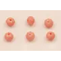 Facetada de 4mm Color Rosa Palo /Cuentas de  Cristal