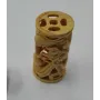 Tubo Madera Tibet Tallada 35*20mm /Cuentas de  Madera
