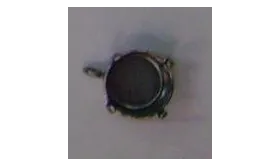 Cabuzón con Anilla Plata Vieja 9,5mm diámetro int / Cuentas Metálicas de Latón / Zamak